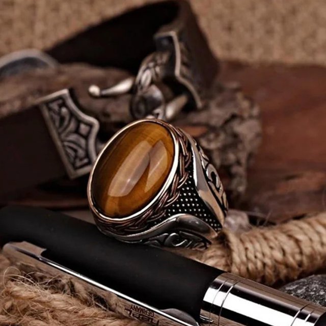 タイガーズアイパワーリング